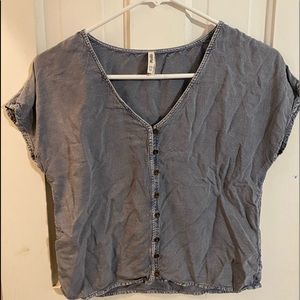 Mudd xxs “jean” colored shirt